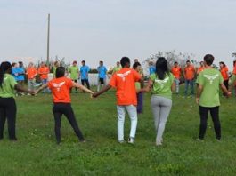 VOLONTARI IN FORMAZIONE AL TETTO CASAL FATTORIA