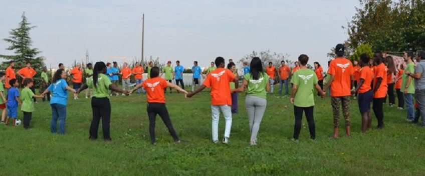 VOLONTARI IN FORMAZIONE AL TETTO CASAL FATTORIA