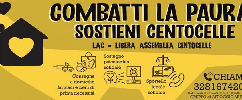 A CENTOCELLE VOLONTARI CON IL GRUPPO DI APPOGGIO MUTUO