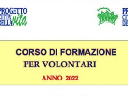 ROMA, MUNICIPIO 7. PROGETTO CITTÀ DELLA VITA. CORSO DI FORMAZIONE PER VOLONTARI 2022