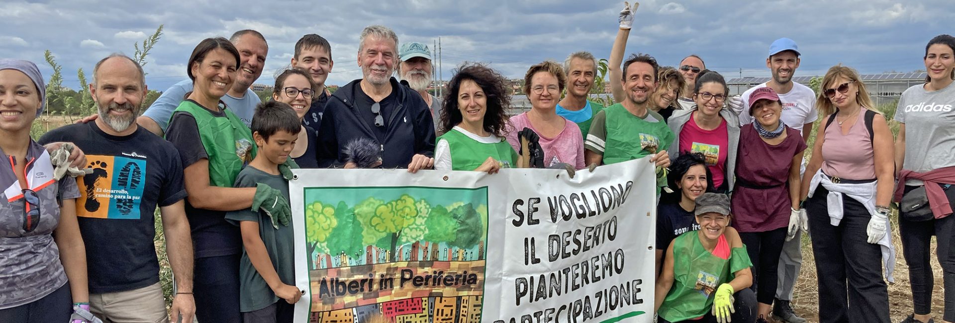 Alberi in periferia cerca volontari a Roma per piantare alberi e partecipazione