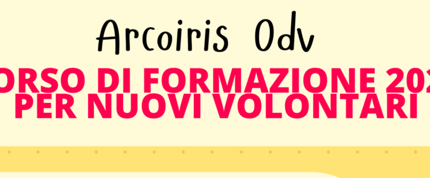Corso di formazione Arcoiris 2024 per aspiranti volontari a Roma
